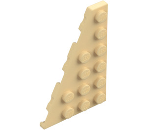 LEGO Tan Wedge Plate 4 x 6 Wing Left (48208)