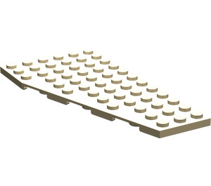 LEGO Tan Wedge Plate 6 x 12 Wing Right (30356)