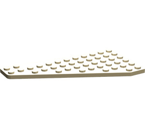 LEGO Tan Wedge Plate 7 x 12 Wing Right (3585)