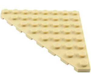 LEGO Beige Keil Platte 8 x 8 Ecke (30504)