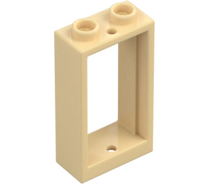 LEGO Tan Window Frame 1 x 2 x 3 without Sill (3662 / 60593)