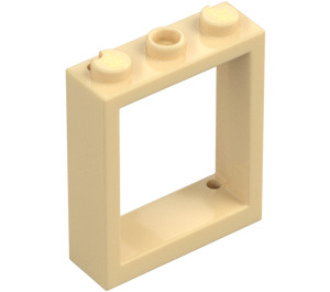 LEGO Bronzer Cadre de fenêtre 1 x 3 x 3 (51239)