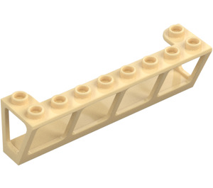 LEGO Beige Parabrezza 2 x 8 x 2  (50402 / 89648)