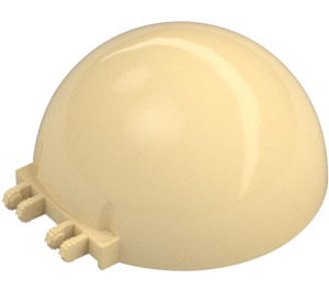 LEGO Tan Windscreen 8 x 8 x 3 with Hinge (53505 / 95198)