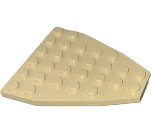 LEGO Zandbruin Vleugel 7 x 6 zonder Stud Inkepingen (2625)