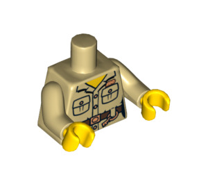 tan lego torso