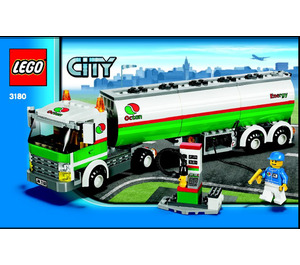 LEGO Tank Truck Set 3180 Instructions