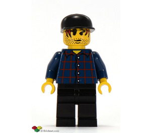 LEGO Taxi Fahrer Minifigur