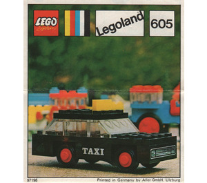 LEGO Taxi 605-2 Byggeinstruksjoner