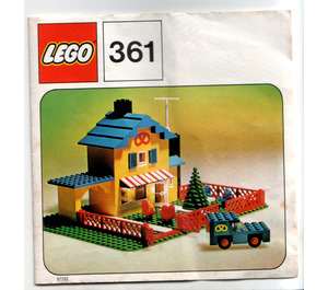 LEGO Tea Garden Cafe Set 361-1 Instructions