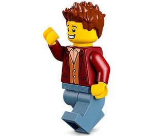 LEGO Teacher - Dark rot Jacket Minifigur