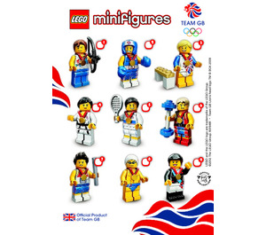 LEGO Team GB Olympic Minifigure - Random Bag 8909-0 Instruktioner