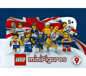 LEGO Team GB Olympic Minifigures Boîte of 60 Packets 8909-18