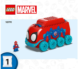 LEGO Team Spidey's Mobile Headquarters Set 10791 Instructions