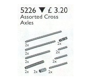 LEGO Technic Assorted Kreuz Axles 5226