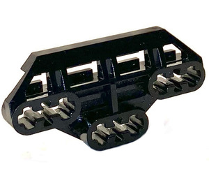LEGO Technic Connector Blok 3 x 6 met Six As Gaten en Groove (32307)