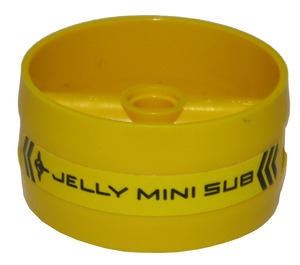 LEGO Technic Zylinder mit Center Bar mit 'Jelly Mini Sub' Links Aufkleber (41531)