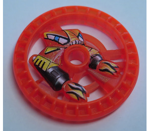 LEGO Technic Disk 5 x 5 mit Flamme (32358)