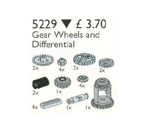 LEGO Technic Gear Wheels and Differential Housing Set 5229