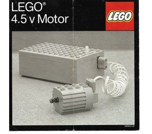 LEGO Technical Motor, 4.5V Set 870 Instructions