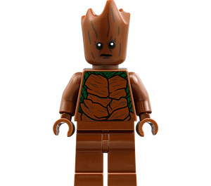 LEGO Teen Groot mit Reddish Braun Bark Minifigur