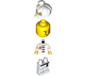 LEGO Teen Wu med hvid Training Gi  Minifigur