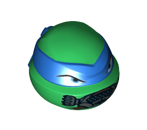 LEGO Teenage Mutant Ninja Turtles Head with Leonardo Blue Mask and Breathing Apparatus (17825)