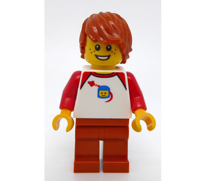 LEGO Teenager mit Weiß Classic Raum oben Minifigur