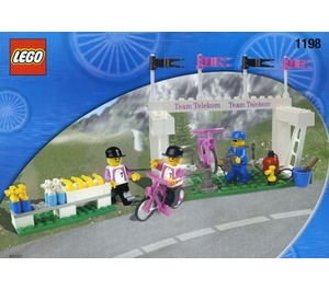 LEGO Telekom Race Cyclists and Service Crew 1198