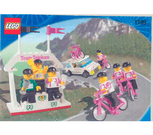LEGO Telekom Race Cyclists et Winners' Podium 1199 Instructions