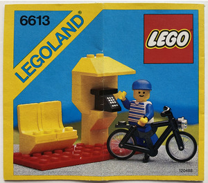 LEGO Telephone Booth Set 6613 Instructions