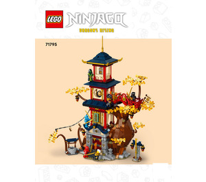 LEGO Temple of the Dragon Energy Cores Set 71795 Instructions