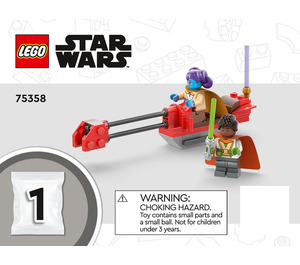 LEGO Tenoo Jedi Temple Set 75358 Instructions
