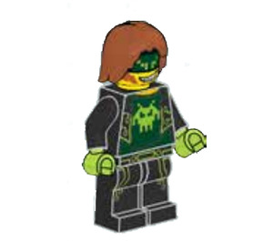 LEGO Terabyte with Dark Orange Hair Minifigure