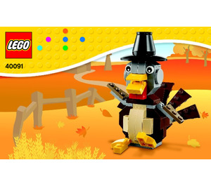 LEGO Thanksgiving Turkey Set 40091 Instructions