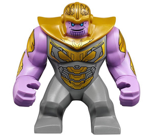 LEGO Thanos (Suuri) jossa Harmaa Puku ja Kypärä Minihahmo