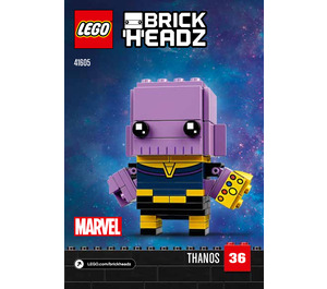 LEGO Thanos 41605 Byggeinstruksjoner