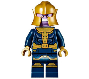 LEGO Thanos with Dark Blue Arms and Helmet with Printed Legs  Minifigure