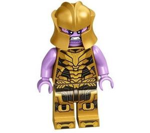 LEGO Thanos met Parelmoer goud Pak en Helm Minifiguur