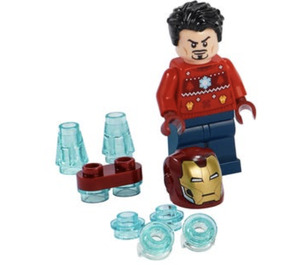 LEGO The Avengers Advent Calendar 76196-1 Subconjunto Day 1 - Iron Man in Christmas Sweater