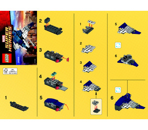 LEGO The Avengers Quinjet 30304 Instructies