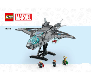LEGO The Avengers Quinjet Set 76248 Instructions