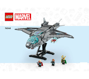 LEGO The Avengers Quinjet 76248 Instructies