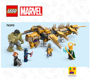 LEGO The Avengers vs. The Leviathan 76290 Інструкції