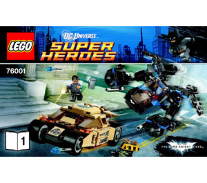LEGO The Chauve souris vs. Bane: Tumbler Chase 76001 Instructions