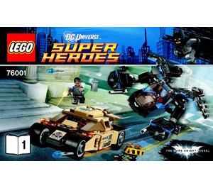 LEGO The Bat vs. Bane: Tumbler Chase Set 76001 Instructions