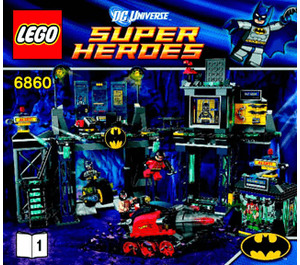 LEGO The Batcave 6860 Instruktioner