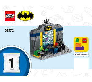 LEGO The Batcave with Batman, Batgirl and The Joker 76272 Instructions