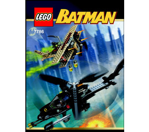 LEGO The Batcopter: The Chase for Scarecrow Set 7786 Instructions