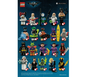 LEGO The Batman Movie Series 2 Minifigures - Random bag Set 71020-0 Instructions